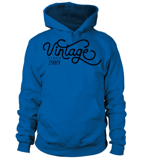 Vintage Since 1989 Birthday Gift Women's Hoodie