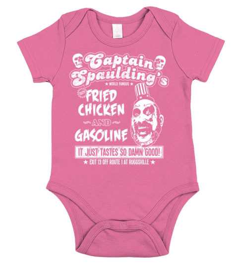 Captain Spaulding - It just tastes so damn good Short Sleeve Baby One-Piece