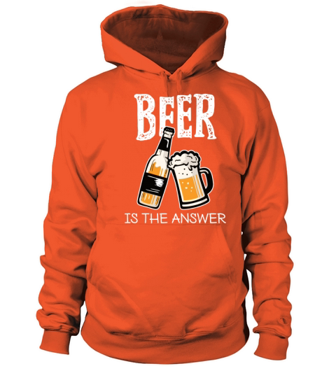 Beer is The Answer - Funny Women's Hoodie