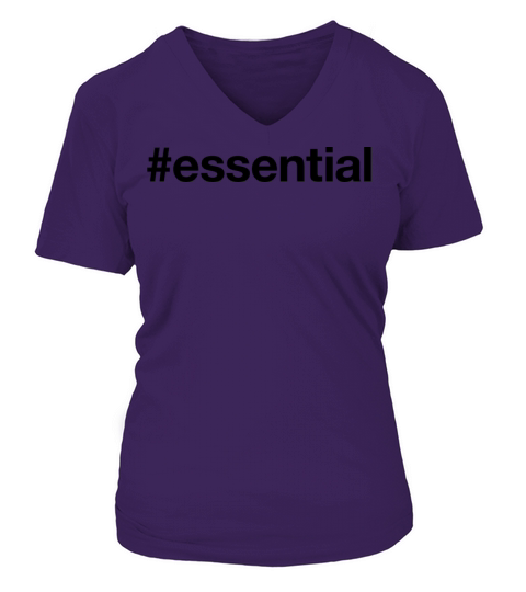 ESSENTIAL Hashtag Women's V-Neck T-shirt