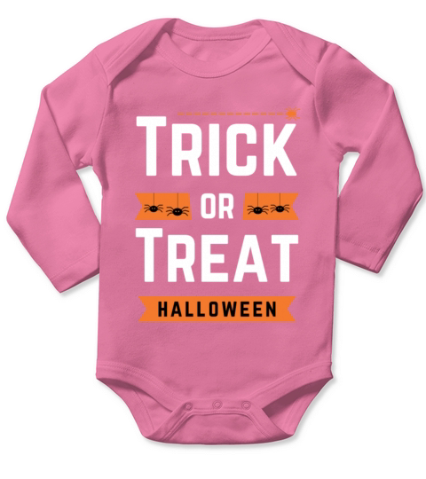 Trick or Treat Long Sleeve Baby One-Piece