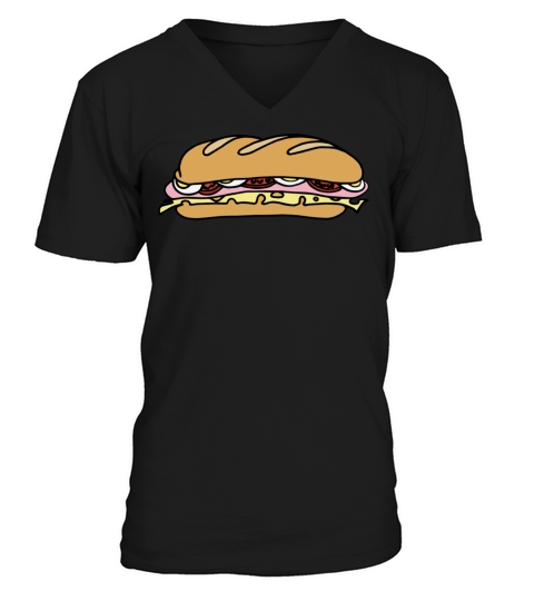 Submarine Sandwich Men's V-Neck T-shirt