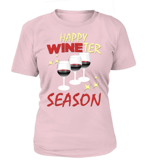 Happy Wineter Season - Funny Glass Of Wine Gift Id Women's T-Shirt