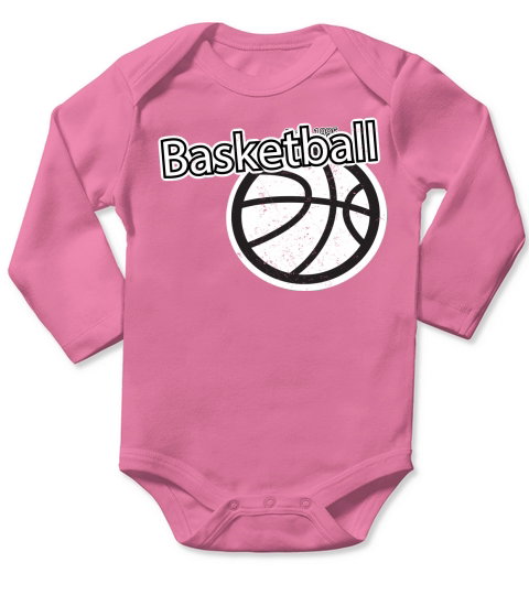 Basketball Long Sleeve Baby One-Piece