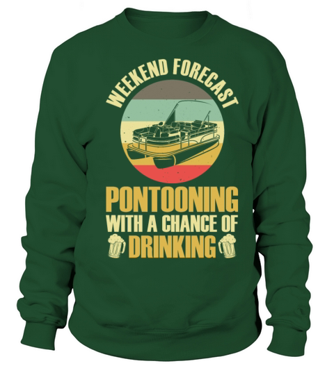 Pontoon Boat Boating Captain Women's Sweatshirt