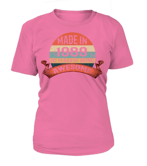 Vintage Made in 1989 TShirt 30th Birthday Gifts 30 Women's T-Shirt