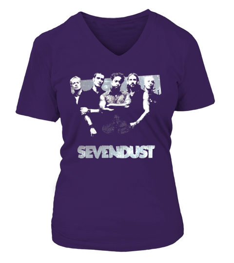 Sevendust Tshirt V-neck T-Shirt Woman