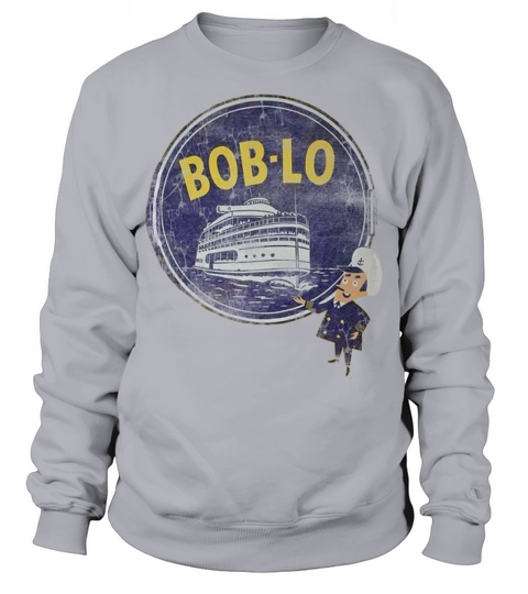Vintage Retro Classic Cute Detroit Boblo Island Men's Sweatshirt
