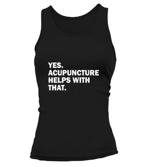 Womens Acupuncture Cute Shirt Tank top Woman