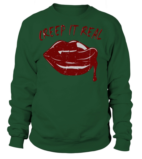 Halloween vampire mouth lips teeth Women's Sweatshirt