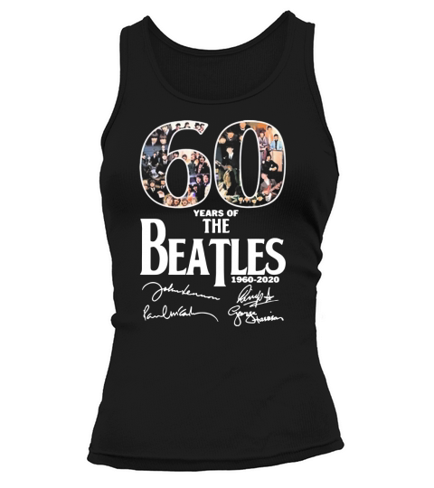 60 years of The Beatles 1960-2020 all signature Tank top Woman