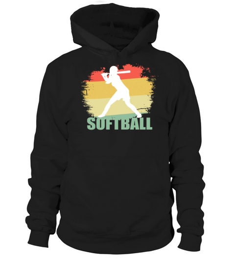 Vintage Softball Tshirt Hoodie Unisex