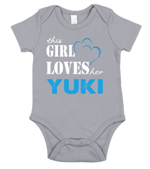 Yuki This Girl Love her Yuki - TeeForYuki Short Sleeve Baby One-Piece