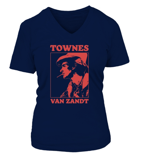 Townes Van Zandt shirt V-neck T-Shirt Woman