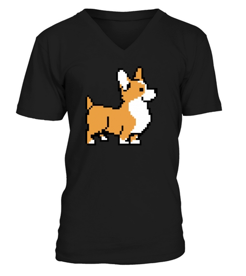 Corgi Men's V-Neck T-shirt