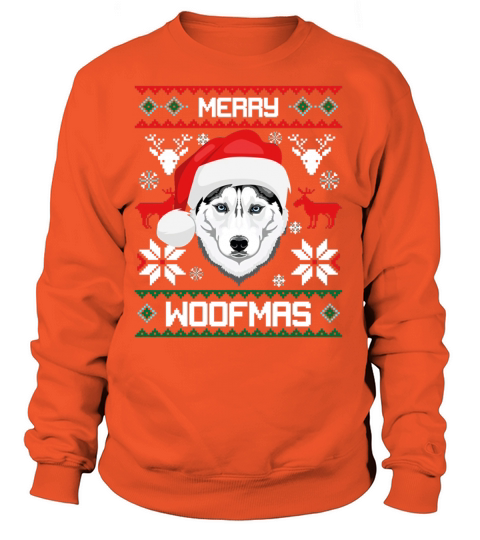 Huskey Merry Woofmas Women's Sweatshirt