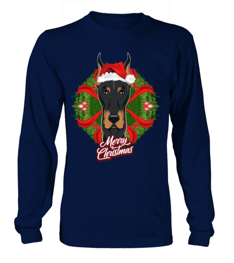 Doberman Lover I Merry Christmas Doberman Women's Long Sleeve