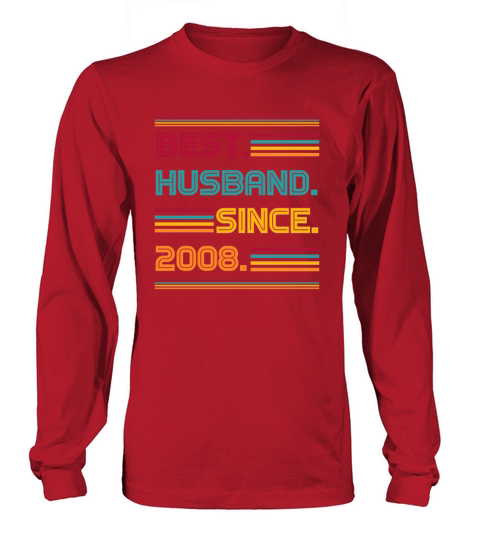 Best Husband Since 2008 Women's Long Sleeve