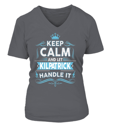 Keep calm KILPATRICK, KILPATRICK tshirt V-neck T-Shirt Woman