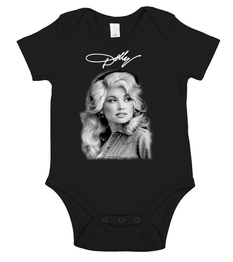 Dolly Parton Classic Signature shirt Short Sleeve Baby One-Piece