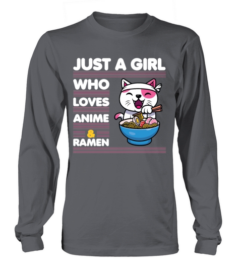 Just A Girl Who Loves Anime Ramen Women's Long Sleeve