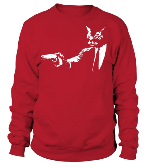 Grumpy Cat with a gun Women's Sweatshirt