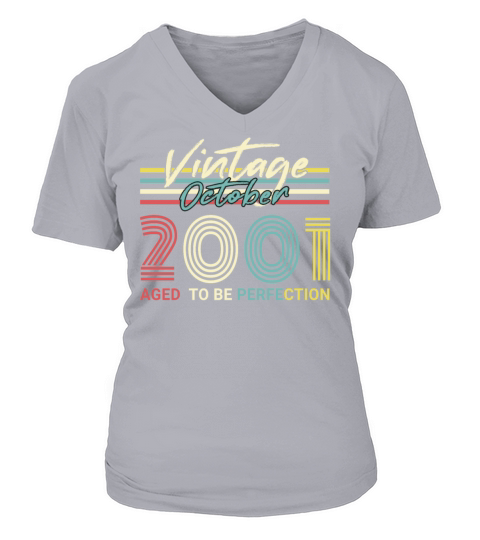 October 2001 Vintage Perfection Women's V-Neck T-shirt