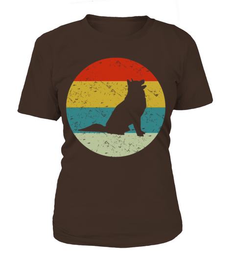 Retro vintage siberian husky Women's T-Shirt