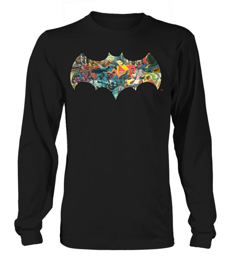 DC Comics Batman Robin Fight Crime Bat Symbol Women's Long Sleeve