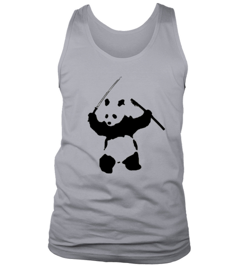 Katana Wielding Panda Men's Tank Top