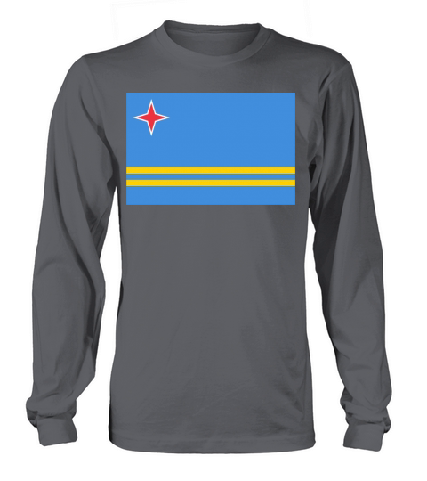 Flag of Aruba Men's Long Sleeve