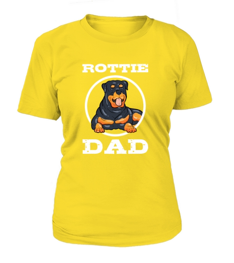 Rottie Dad Rottweiler Dog Owner Animal Father Gift Women's T-Shirt