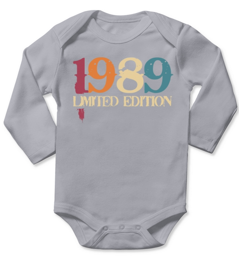 31st birthday 31 years gift born 1989 Long Sleeve Baby One-Piece