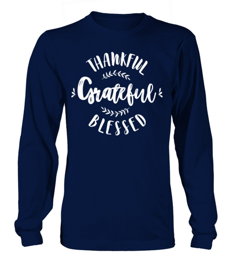 Thankful Grateful Blessed Women's Long Sleeve