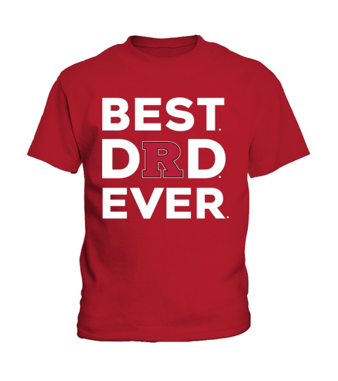 Rutgers Scarlet Knights_Best Dad Ever Kids T-Shirt