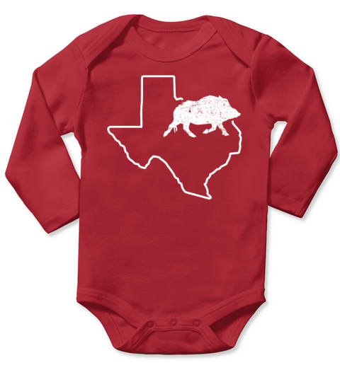 Feral Hogs Javelina Hog Texas Wild Boar Hunting Long Sleeve Baby One-Piece