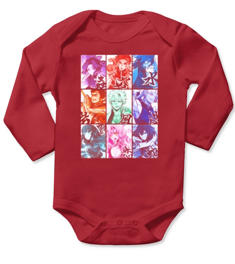 Slayer Demon Anime Cool Long Sleeve Baby One-Piece