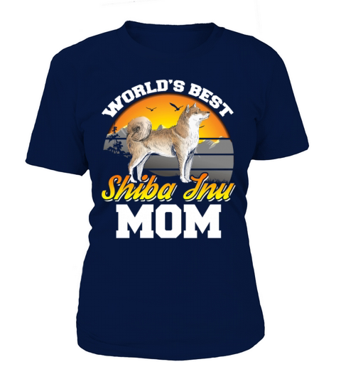 Japanese Kawaii Worlds Best Shiba Inu Mom Spitz Br Women's T-Shirt