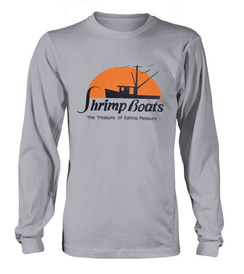 Shrimp Boats Seafood Vintage Durham North Carolina Long sleeved Unisex