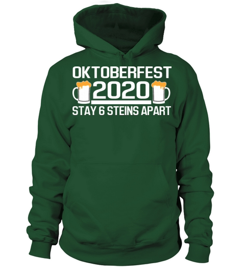 Oktoberfest 2020 6 Stein Apart Beer apart funny Men's Hoodie