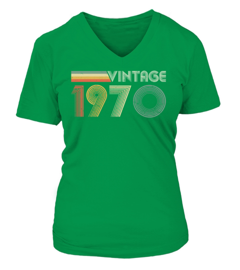 Vintage 1970 Women's V-Neck T-shirt