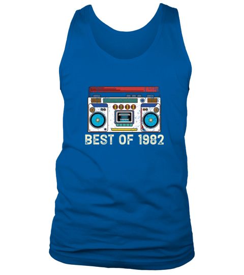 Best of 1982 Vintage Retro Funny Casette Player Men's Tank Top