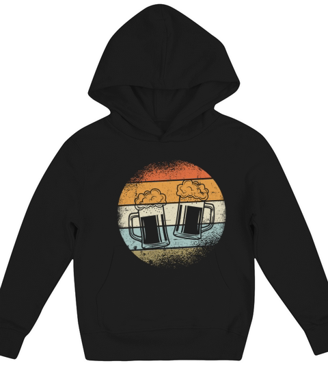 Beer Retro Design Kids Hoodie