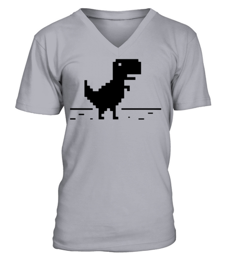 Chromosaur Men's V-Neck T-shirt