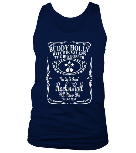 Teedays Buddy Holly Richie Valens Big Bopper Tank Top Unisex