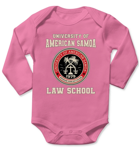 University of American Samoa Law School Long Sleeve Baby One-Piece