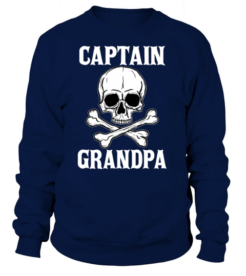 Captain Grandpa Boat Owner Design Gift Women's Sweatshirt