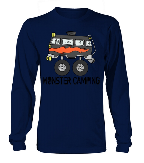Monster Camping Women's Long Sleeve