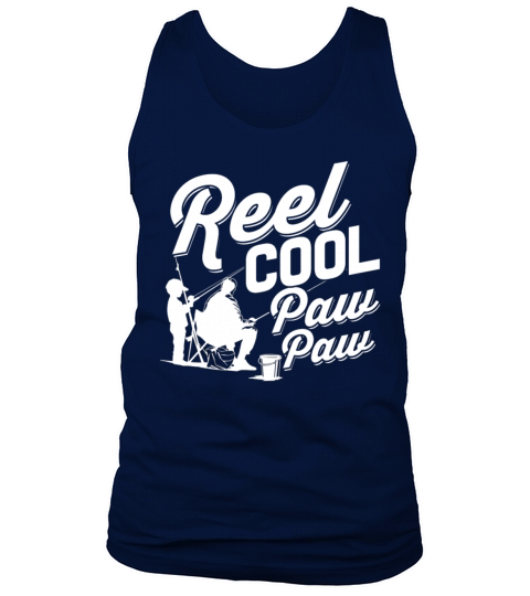 Reel Cool PawPaw - Fishing Design for a Fisherman Men's Tank Top