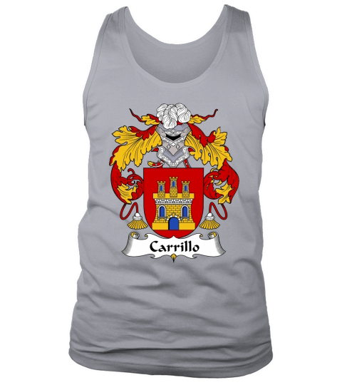 Carrillo Family Crest Spanish Family Crests Tank Top Unisex